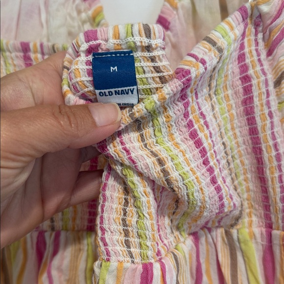 Old Navy Multicolor Striped Halter Dress - Picture 2 of 2